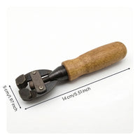 Clamping Tool with Wooden Handle Carbon-Steel Handheld Clamp Clamps for Woodworkers, Crafting, Diy Projects