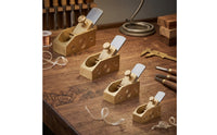 4 Pieces Thumb Plane Brass Luthier Plane Compact for Fine Woodworking, Luthiers