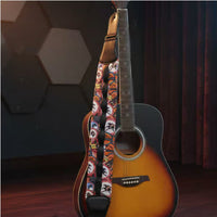 Wide Padded Instrument Strap Non-Slip Adjustable Guitar Stable Strap Music Fit Accessory