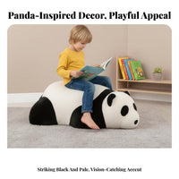 Lying Panda Floor Chair Creative Design Household Furniture Multi-Functional for Families, young children, Nursery