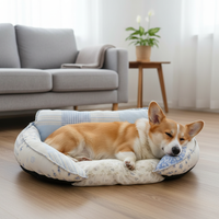 Pet Bed for Small Dogs and Cats, All-Season Washable, Scratch-Resistant, Soft and Comfortable