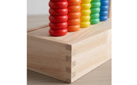 Rainbow Disc Peg Game Educational Rainbow Disc Assembling Game Child-Centered Color Recognition Toy Hand-Vision Coordination