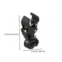 Cycle Light Mount Screw-Tightened Handlebar Flashlight Holder Flashlight Clamp Mount Compact Clamp Bike Light Holder