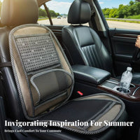 Vehicle Seat pad Breathable Ventilated Driver Seat Mat Heat Dissipation Automotive Accessory for automobiles Owners, Commuters, everyday Commute, pickup, Home