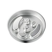 Dog Bowl with Slow Feeder Double-Sided Slow Canine Bowl Food-Grade for Fast Eaters, Dogs, Daily Meals, Home