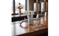 Easy to Clean Beer Sampling Valve Stainless Steel Sanitary Valve with Tri-Clamp Reliable Long-Lasting for Homebrewers