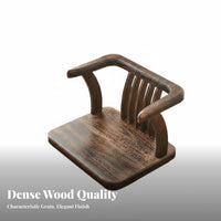 With Armrests Japanese Legless Chair spinal Support Legless Armchair adaptable Use spinalrest Seat Minimalist Design for Meditators, Work from Home Professionals, Students, floor mat Room, Bay casement, Floor, Bedroom