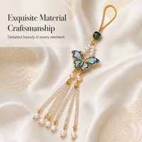 Chinese Style Tassel Brooch Pin for Cheongsam Hanfu