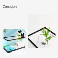 Turtle Habitat with Basking Deck and Filtration System