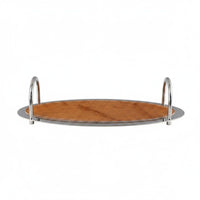 Stainless Steel Tray Modern Minimalist Decorative Tray Geometric Home Decor for Dressing Room, Living Space, Closet