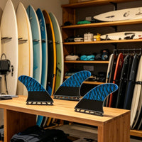 3 Pieces Carbon Strip Fin Surfboard Rear Fin High Strength Fiberglass Reinforced Fins for Surfing