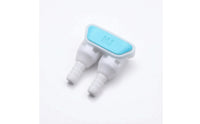 Double-Ended CPC Quick Connector Leak-Unobstructed Quick Disconnect Coupling Compact Inline Hose Connector Rigid for DIYers, Hobbyists, Liquid Transfer, Workshop