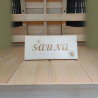 Sauna Door Handle Engraved Wooden Sauna Handle Rectangular Smooth for DIYers, Steam Room