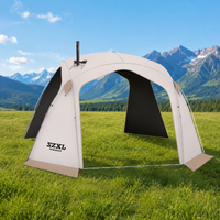 One-Touch Tent, Dome Tent, 350cm, 4-Season Compatible, 2000mm Waterproof, For Family, Camping, Outdoor, Disaster Prevention