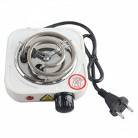 Single Electric Burner Compact Single Coil Hot Plate for Dorm Room, Hookah Users