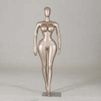 Glossy Full Body Mannequin Stable Glass Fiber Mannequin Sturdy Dress Form Long-Lasting for Boutiques, Fashion Designers, Showroom