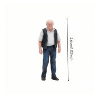 Miniature Man Miniature People Vivid Diorama Figure for Collectors, Dioramas