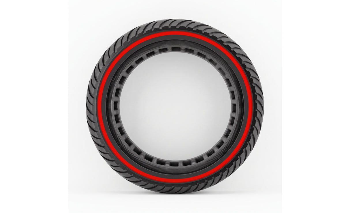 Electric Scooter Solid Tyre Puncture-Resistant Electric Scooter Tire Solid Tire Reliable Grip Lightweight for Commuters