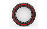 Electric Scooter Solid Tyre Puncture-Resistant Electric Scooter Tire Solid Tire Reliable Grip Lightweight for Commuters