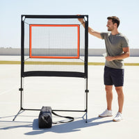 Indoor Outdoor Pickleball and Badminton Set Fiberglass Multi-Sport Net Set AllComplete Game Set Shuttlecock Racket Kit Easy Setup for Backyard