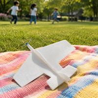 DIY Foam Glider Kit, Chuck Glider Kids Party Bag Fillers, 21cm Toy Airplane Kit for 4-6 Year Olds, Decorate & Fly Craft