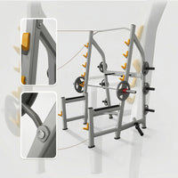Commercial Squat Rack with Plate Storage Multi-Functional Squat Rack with Pull-up Bar Stable Versatile for Bodybuilders, Athletes