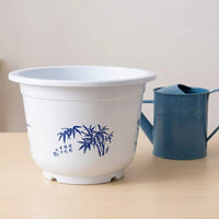 Large Plant Pot with Saucer, Heavy resilient Pots for Outdoor Use, Floor Standing Indoor Planter Large Size Plant Pots Set