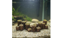 Aquatic Habitat Bridge Decoration Realistic Design Resin Rockery Decoration Artificial Driftwood Decor Provides Shelter & Hiding