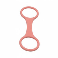 Double Loop Snorkel Holder Flexible Silicone Snorkel Loop Diving Facepiece Strap Retainer for Snorkeling