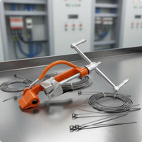 Tensioning Tool   Stainless Steel Cable Tie Tool Manual Cable Tie Tensioner for Electricians, Installers, Electrical Bundling, Marine Wiring