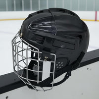 Ice Sport Helmet Shock Absorbing Ice Sport Helmet with Face Guard Wire Face Guard Long-Lasting Sports Safety Gear