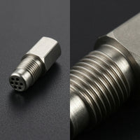 Adapter with Holes Stainless Steel Spacer Standard Thread Car Enthusiasts, Automotive Repair, Engine Bay Maintenance
