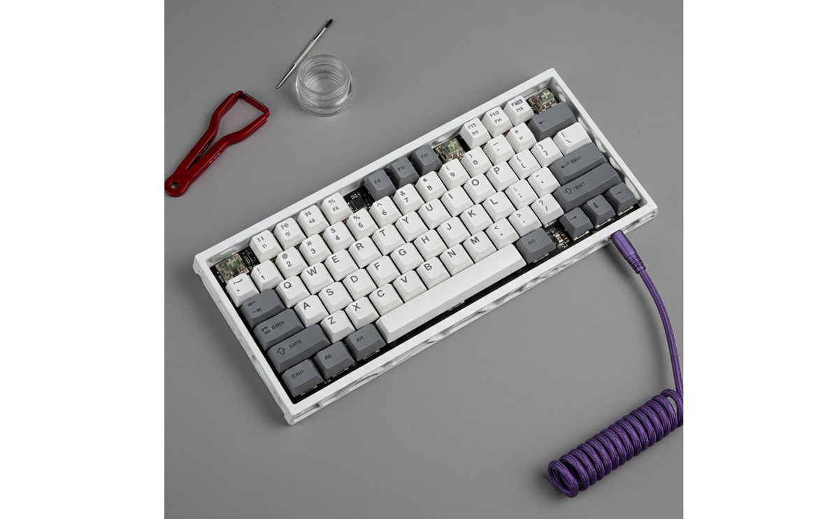 GH60 Keyboard Shell CNC Machined GH60 Mechanical Keyboard Case DIY Convenient Lightweight Design for Players, Gaming