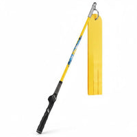 Flexible Shaft Kids Golf Swing Whip Builds Muscle Memory Sound Feedback Golf Coach Removable Weights for Beginners, Home Use, Backyard