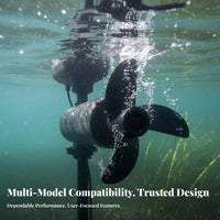 Electric Thruster Repair Parts Multiple model series Compatible Trolling engine Clamp Bracket Adjustable Angle Easy Installation