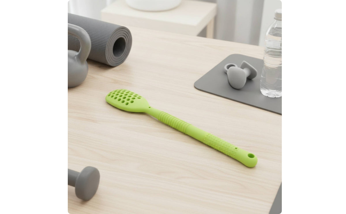 Paddle with Ribbed Grip Textured Tool Lightweight for Squats
