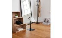 Matte Black Shoe Display Stand Metal Construction High Heel Display Rack Multifunction Shoe Rack Stand Long-Lasting for Shop Window, Boutique