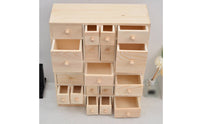 Wooden Drawer Organizer Multiple Drawers Wood Desktop Organizer Rectangular Small Drawer Storage Box