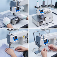 Industrial Sewing Machine Safety Goggles and Shields for Overlock, Buttonholing, and Flat Seaming Machines