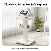 Cosmetic Treatment Trolley Multi-Functional Esthetician Rolling Trolley Mobile Spa Equipment Stand Lockable Casters