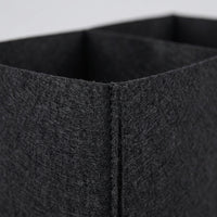 Plant Pots and Strawberry Planter Grow Bags for Outdoor Garden, Multi-Compartment Square Raised Garden Bed, Heavy Duty Vegetable Planter, Felt