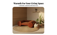 Light Luxury Straight-Line Three-Seater Sofa Italian aesthetic Living Room Seating Retro Aesthetic Couch Minimalist Design for Apartment Dwellers, Homeowners, Interior Designers, Home, Lounge Area, Office