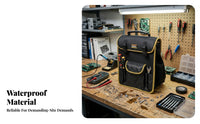 Wear-Resistant Electrician Tool Bag Structured Body Waterproof Tool Bag Long-Lasting for Electricians