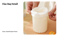 Fridge Safe Yogurt Filter Press Multi-Purpose Yogurt Press Filter Dustproof Lid Whey Separator Easy to Clean for Health Enthusiasts, Home Cooks