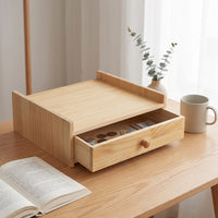 Wooden Scale Stand with Drawer Sturdy for Vendors, Cashiers