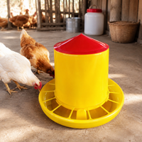 Calf Feeder Bucket, Thickened Synthetic Material Animal Feed Bucket, Gate Mounted Feeder for Livestock Shed