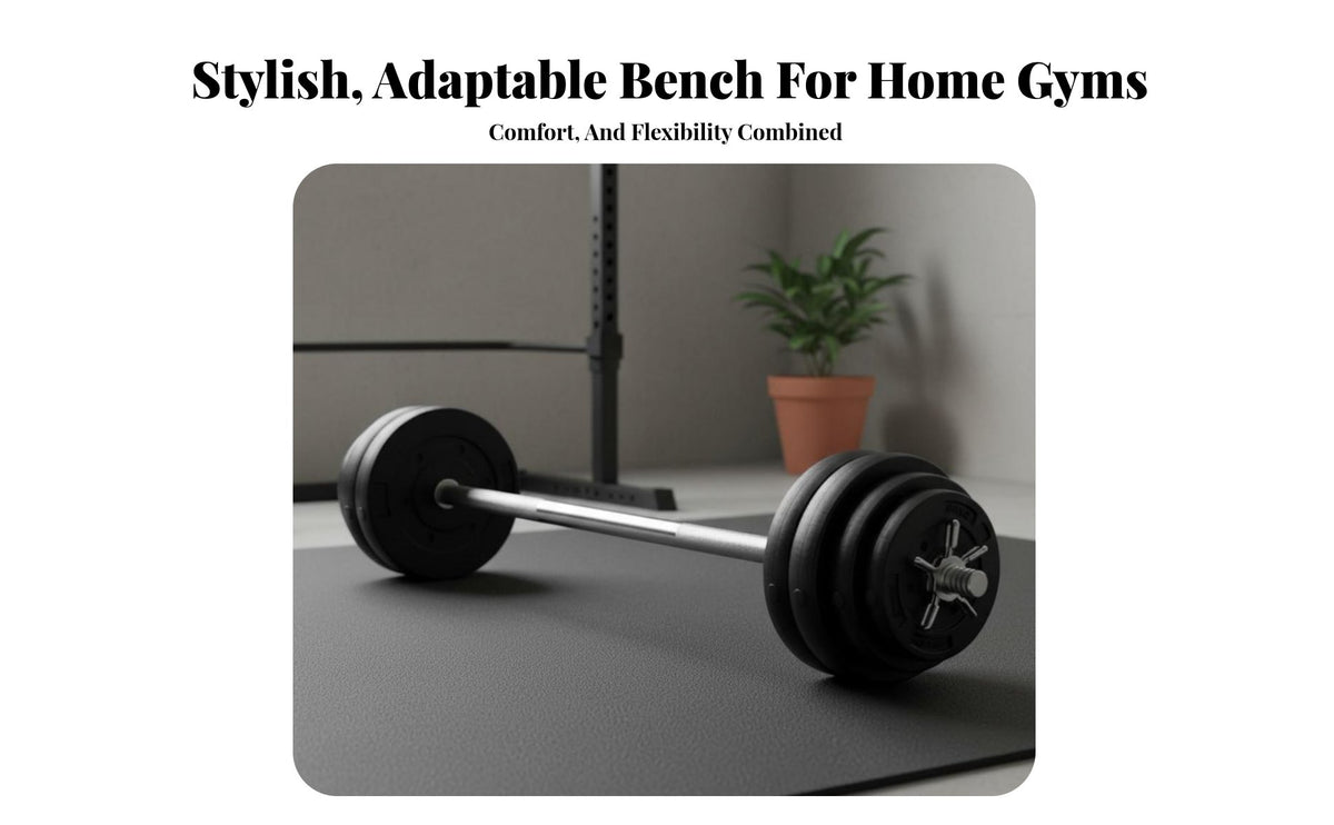 Weight Bench and Squat Rack Set Heavy Duty Weight Bench with Squat Rack Thickened Padding Strength Training Equipment for Weightlifters, Bodybuilders