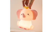 Elephant Night Eye-Friendly Protection Elephant Bedside Lamp Warm Home Lighting for Bedroom, Nighttime