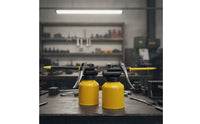 2 Pieces Precision Manual Oil Can Compact Pump Oil Can with Nozzle Portable Handheld Oiler One-Handed for Mechanics, Machinists, Industrial Maintenance, Workshop, Garage