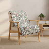 DIY Coloring Blanket Washable Coloring Blanket Personalized Cozy for Children, Sofa, Bedroom